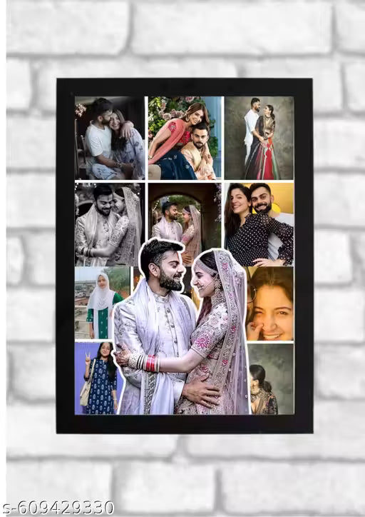 Customized Wooden Photo Frame | A4 Size Personalized Photo Frame Gift | Perfect for Home Décor, Office & Gifting (8.5x11.5 Inch)